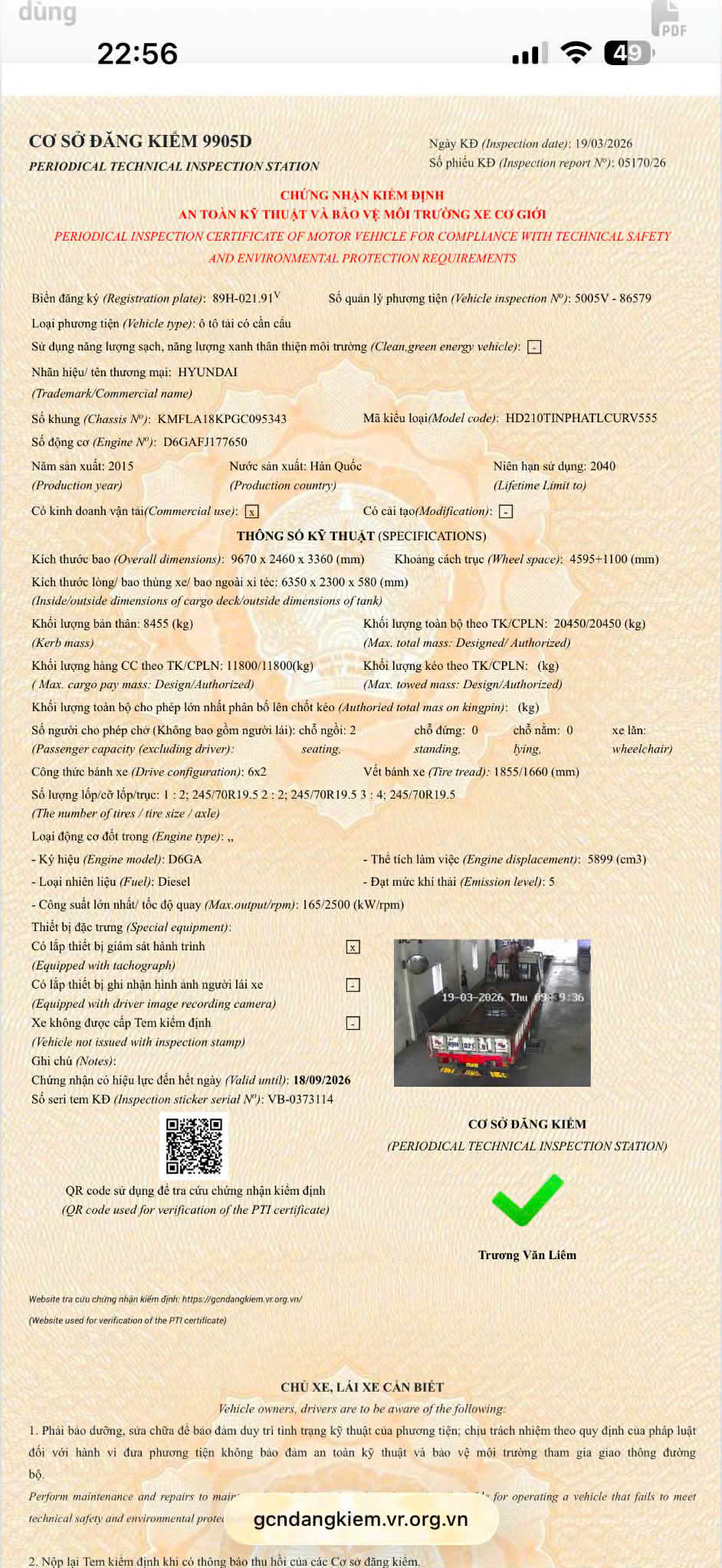 ban xe cau huyndai hd210 sx2015