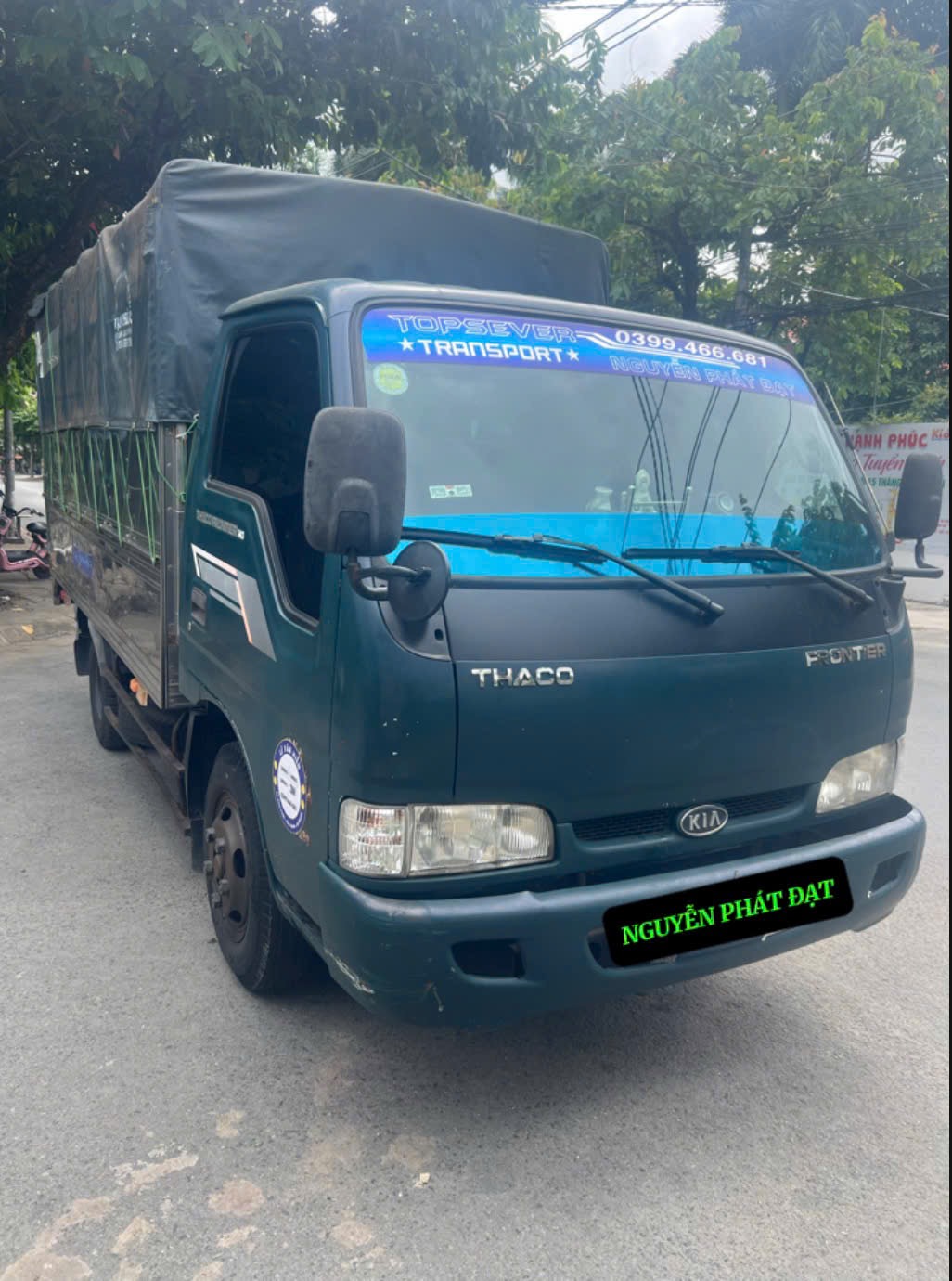 kia tai 1,5 tan cho thue tu lai ngay