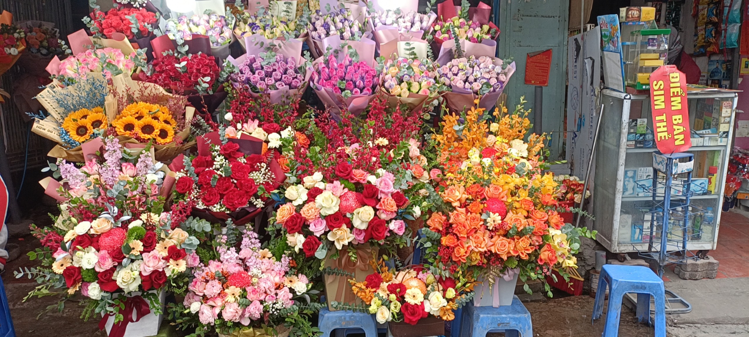 shophoa phuong lien co da dang mau hoa moi la, tre trung, hien dai cho me, cho nguoi than thuong