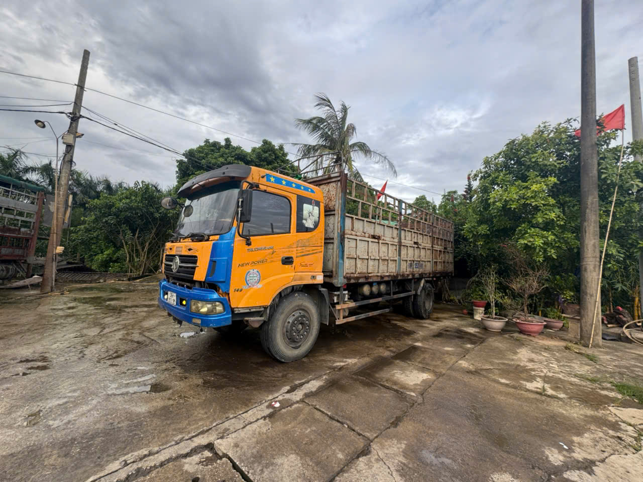 truong giang 7t4 xe dan dung
